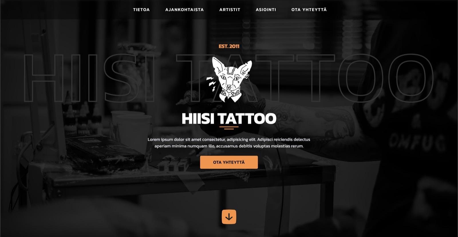 Tattoo Studio Template